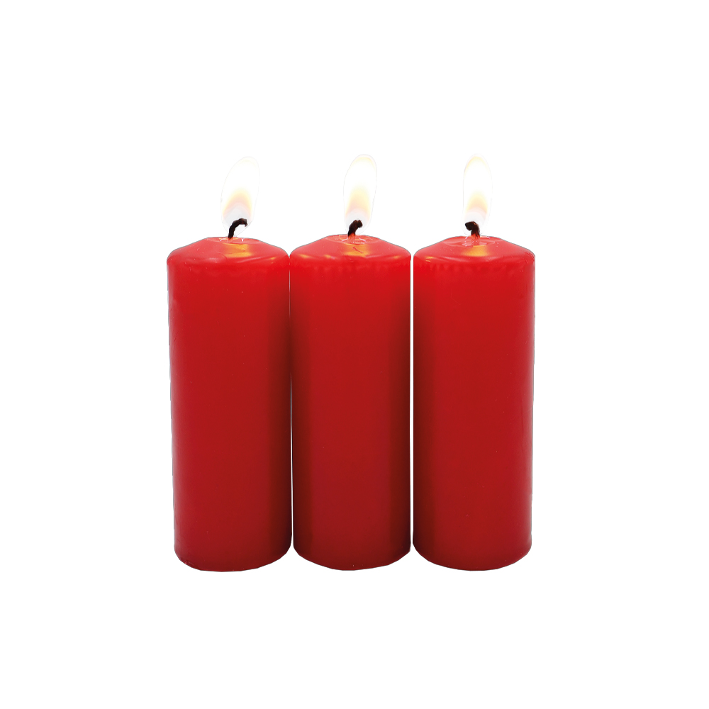 Veladora Mini Vel&oacute;n Rojo. Caja con 6 unidades. image number 3