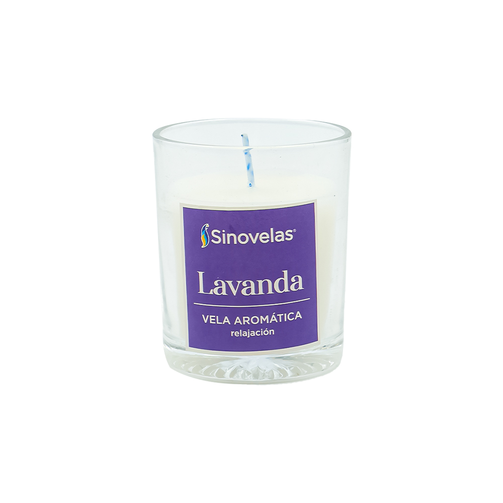 Veladora Vitrotec 4 Lavanda