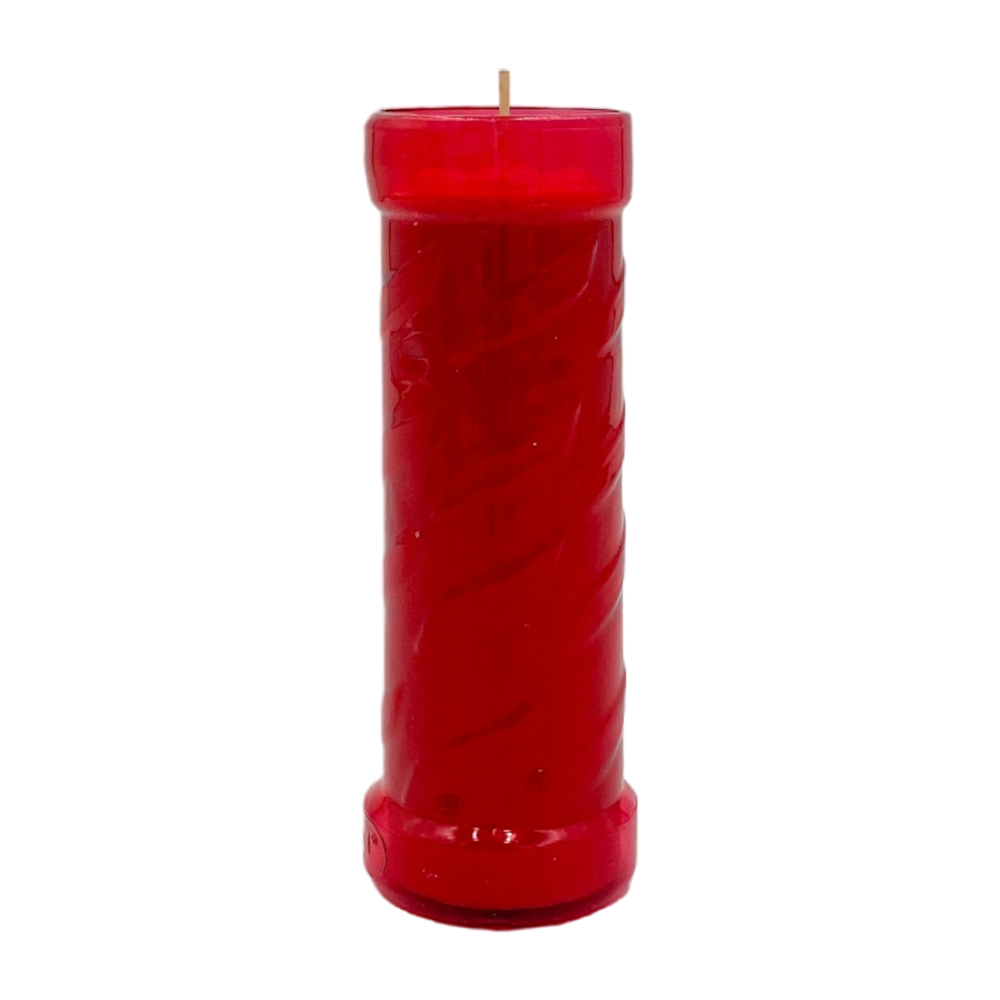 Veladora Claraluz Cl&aacute;sica Roja image number 2