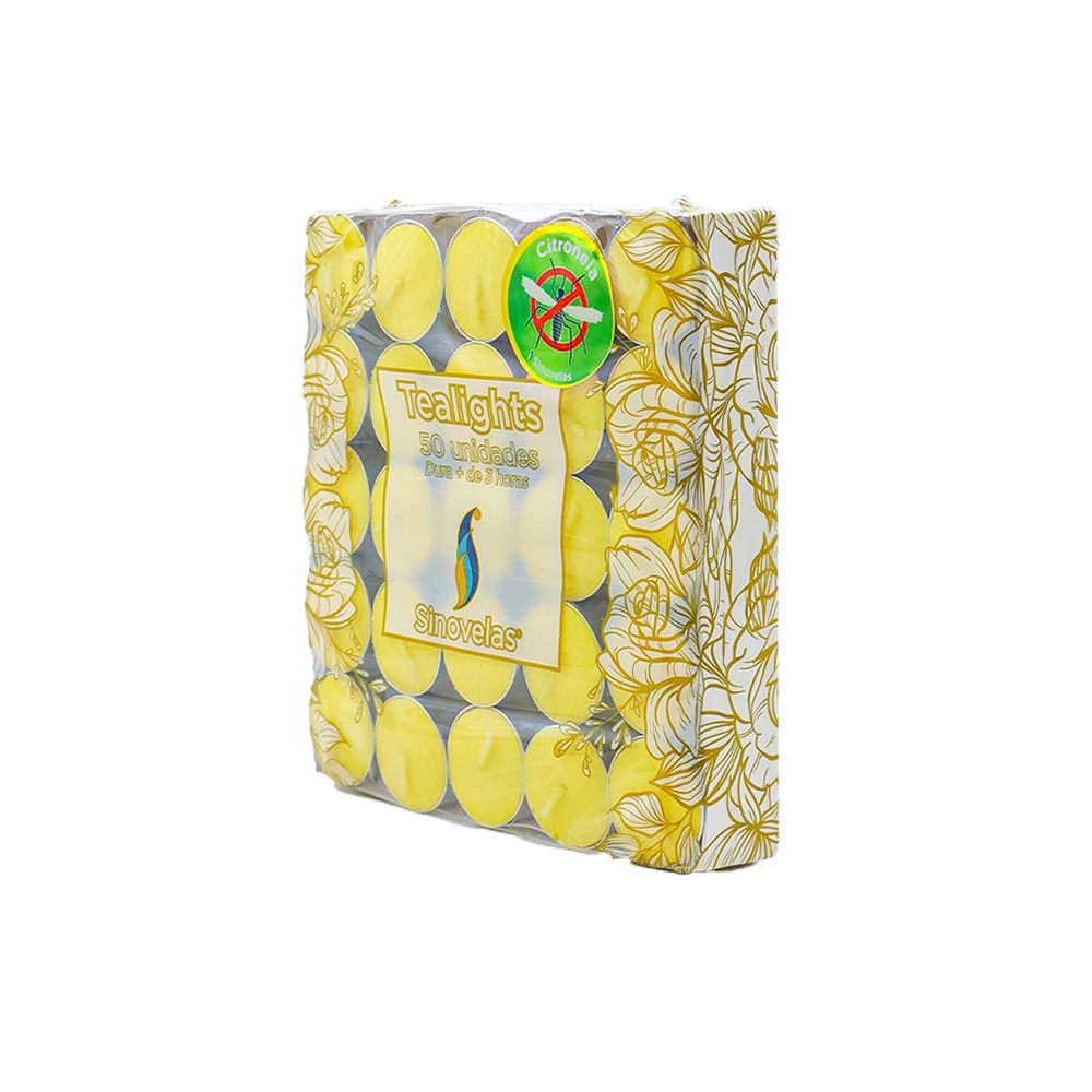 Veladora Tealight Citronela (50 u) image number 1
