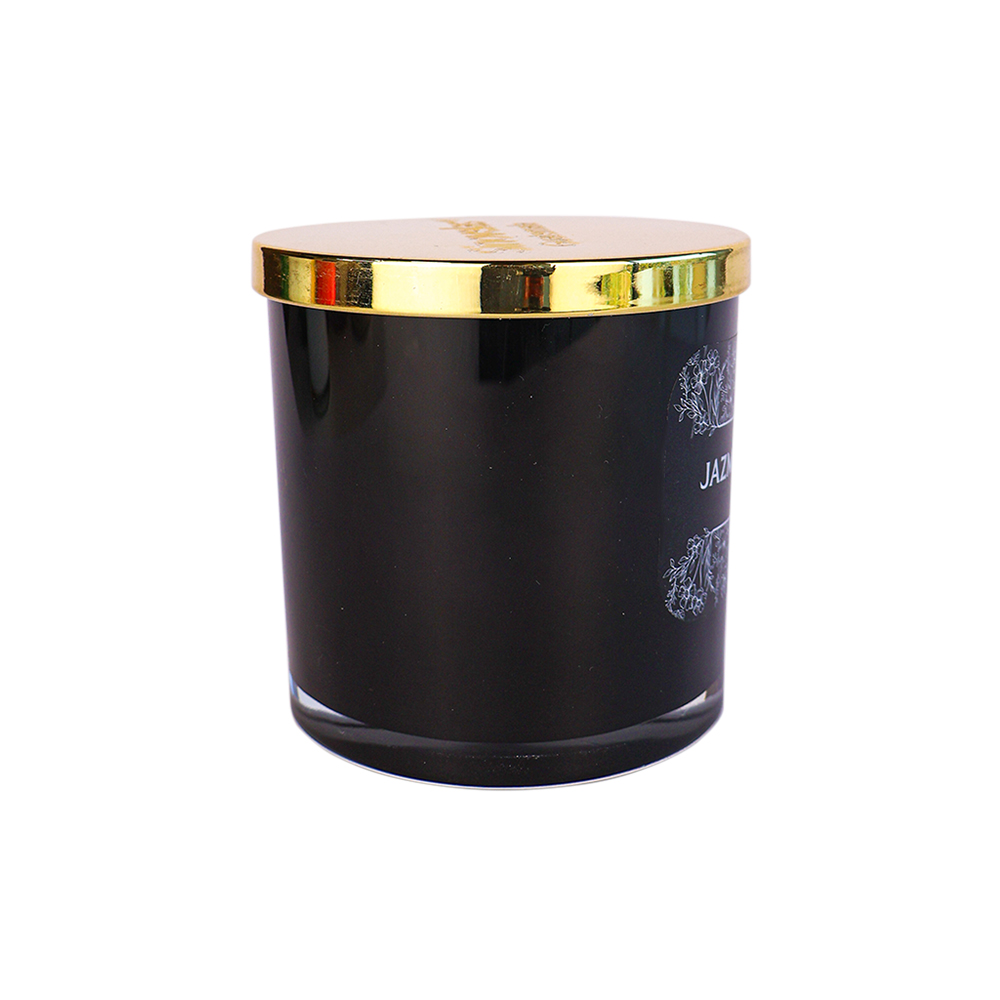 Veladora Tarro Negro Jazmin Magnolia image number 1