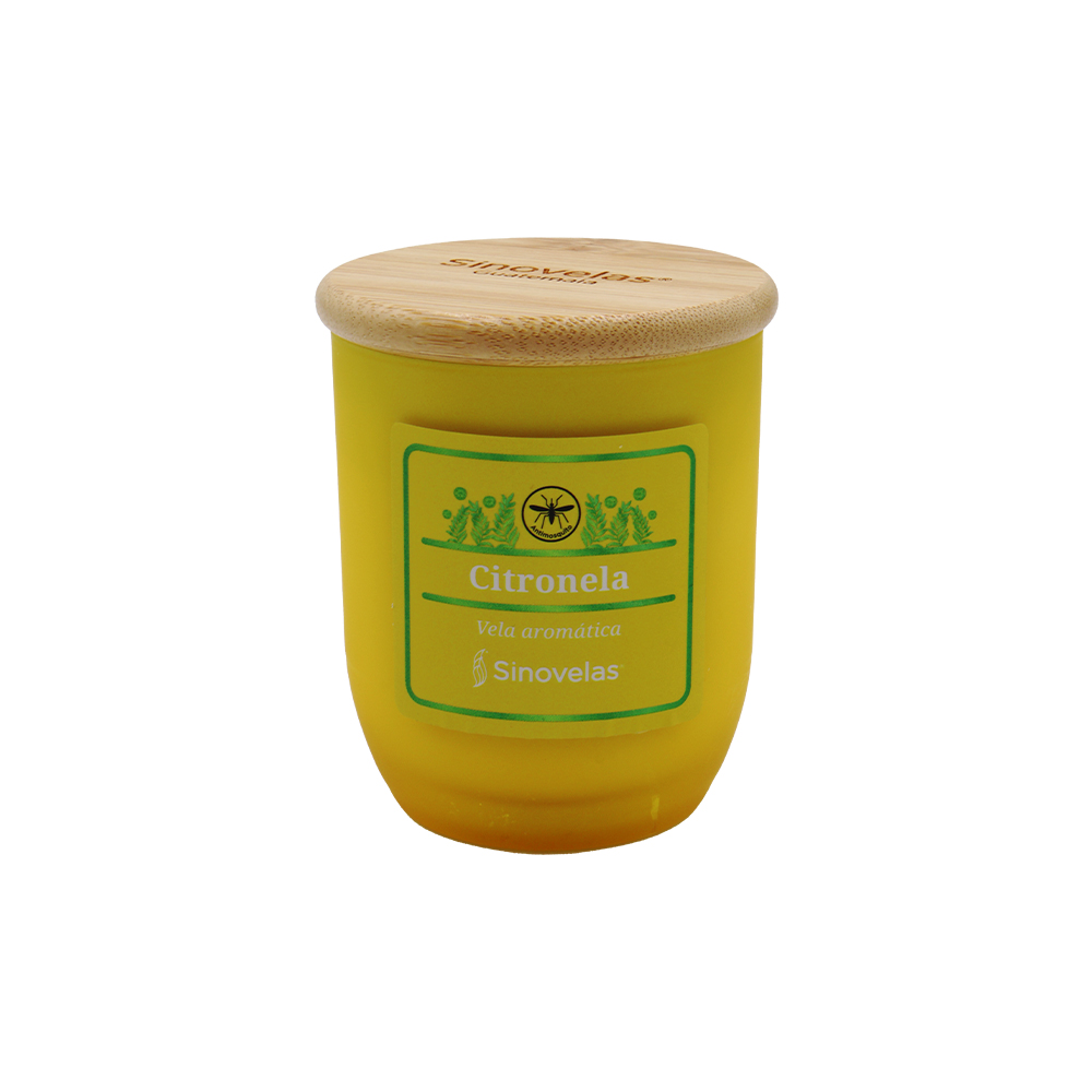 Veladora Tarrito Amarillo Citronela