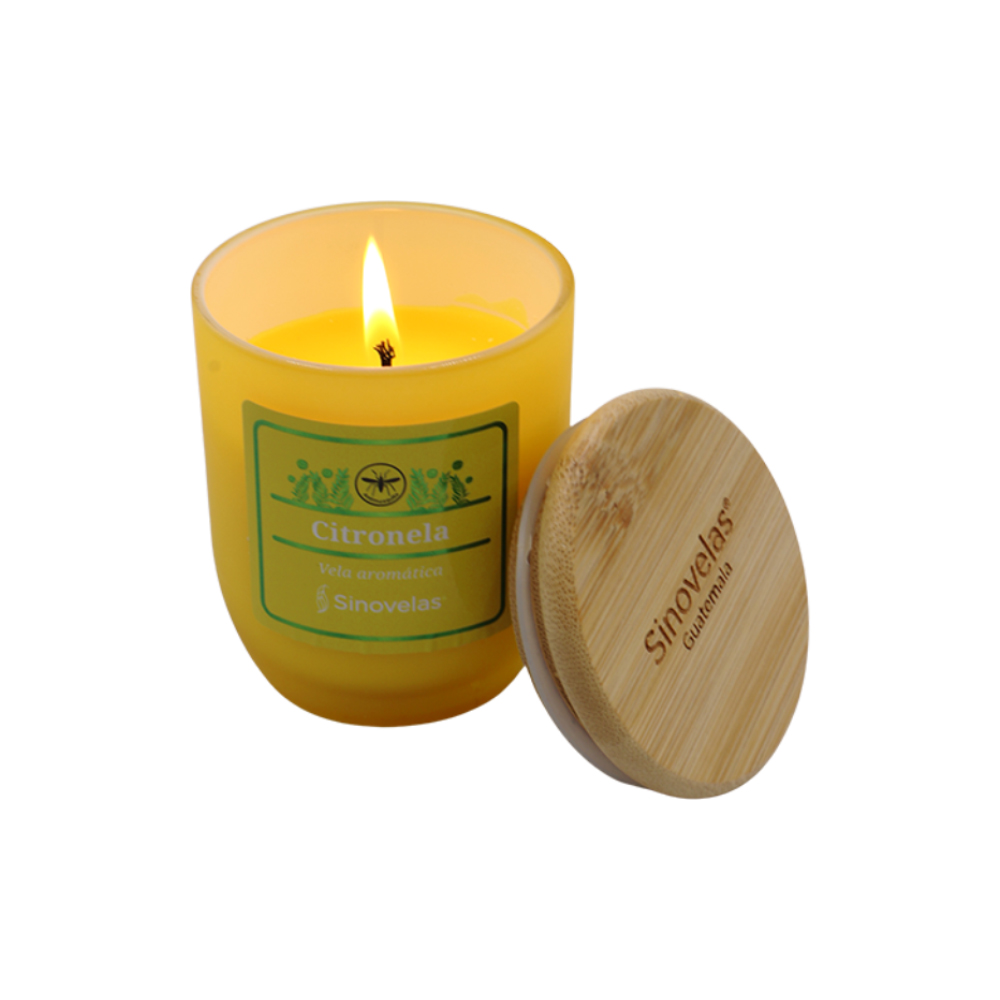 Veladora Tarrito Amarillo Citronela image number 2
