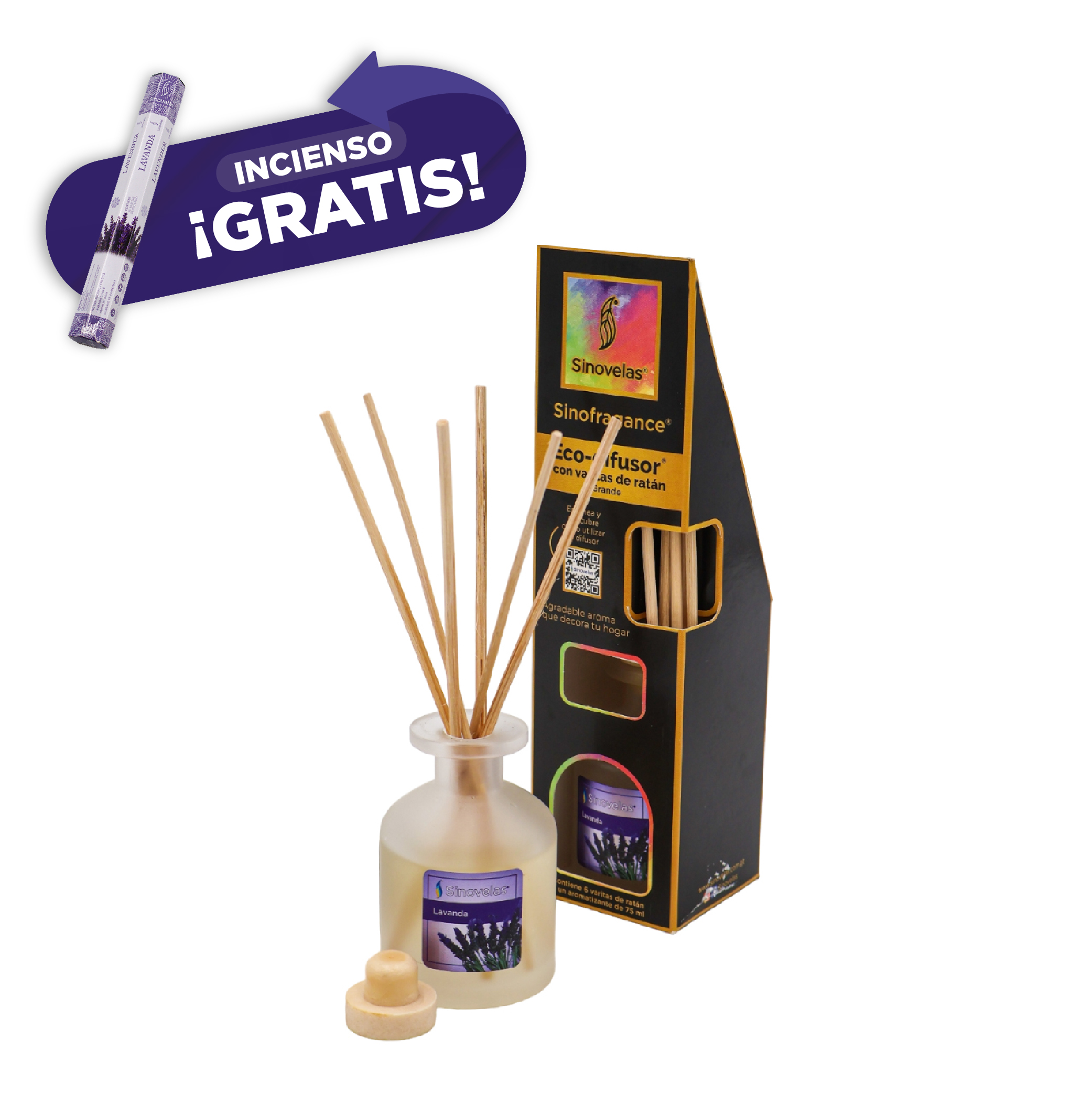 Eco Difusor Grande Lavanda