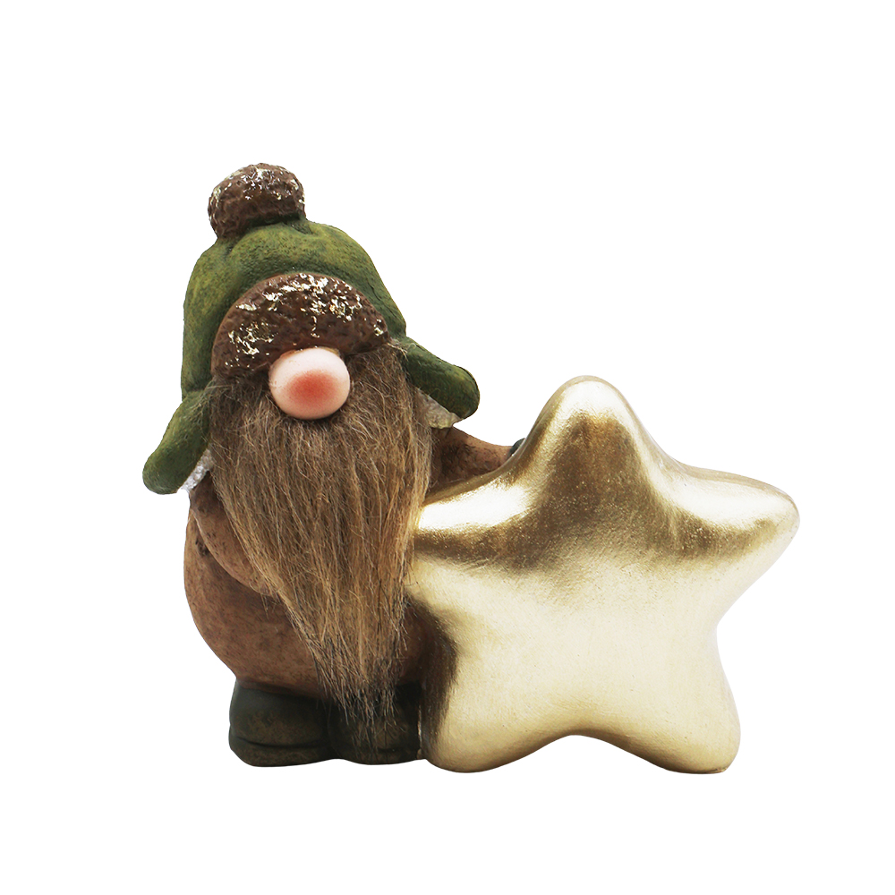 Gnomo con estrella dorada
