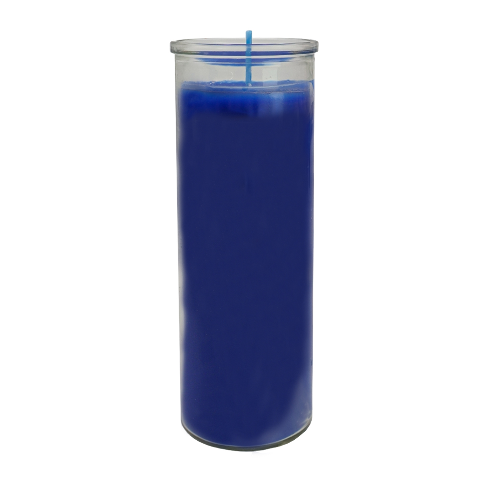 Veladora Vitro 077 Azul image number 2