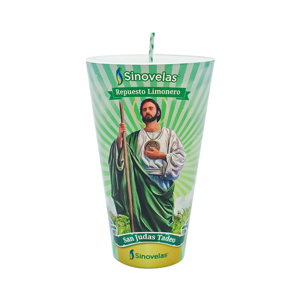 Veladora Repuesto Liso San Judas Tadeo