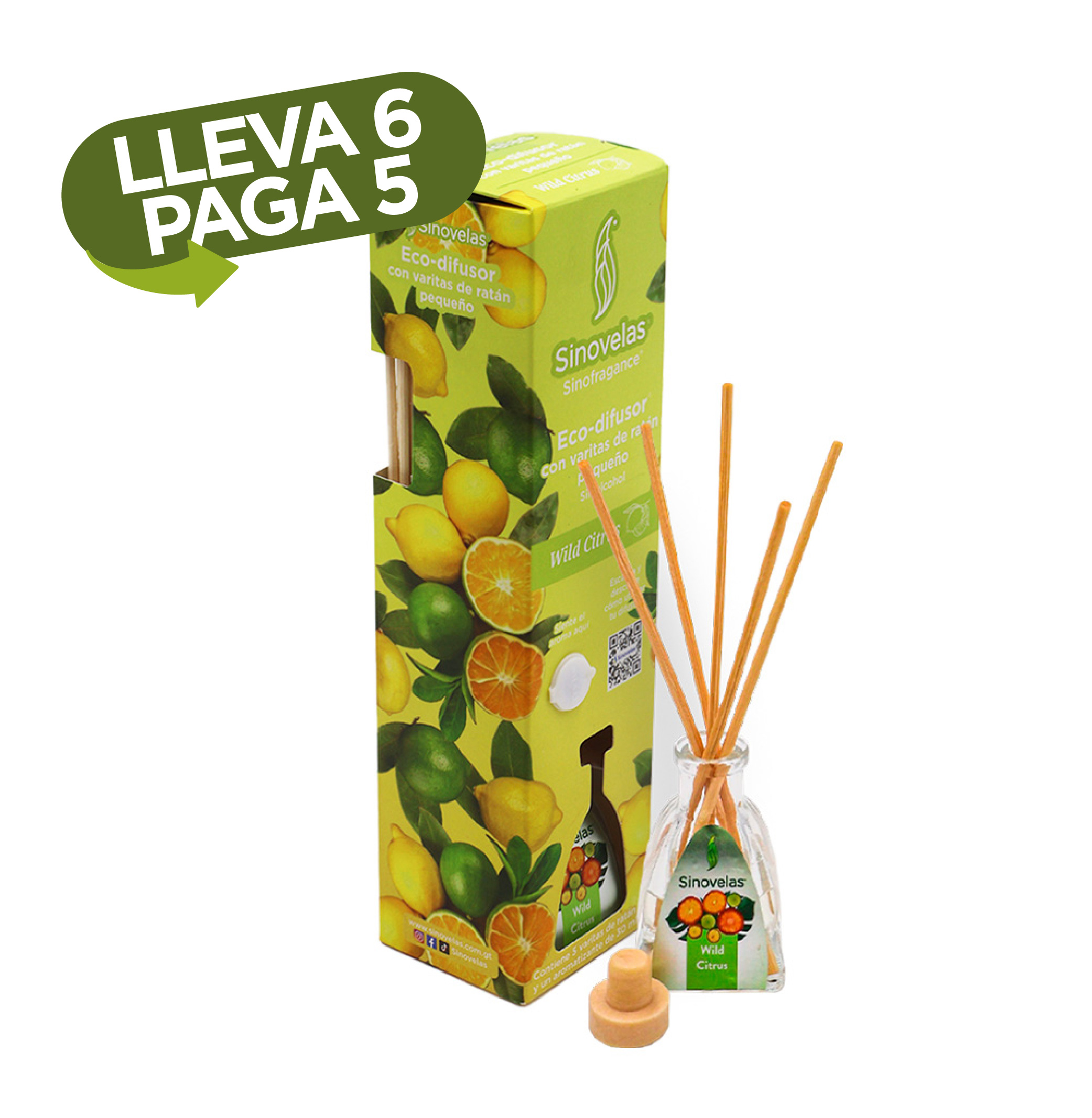 Eco Difusor Peque&ntilde;o Wild Citrus