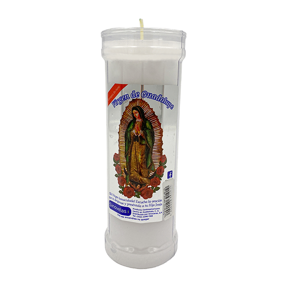 Veladora Semanal Virgen de Guadalupe