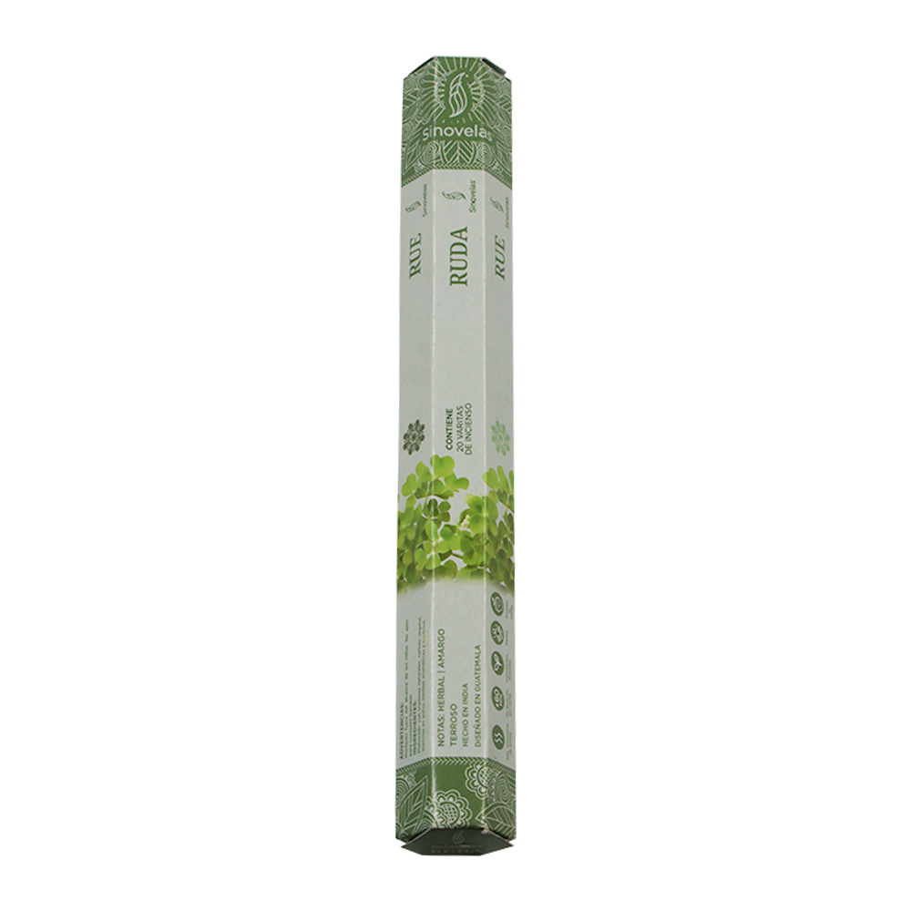Incienso Ruda Empaque Hexagonal 20 u