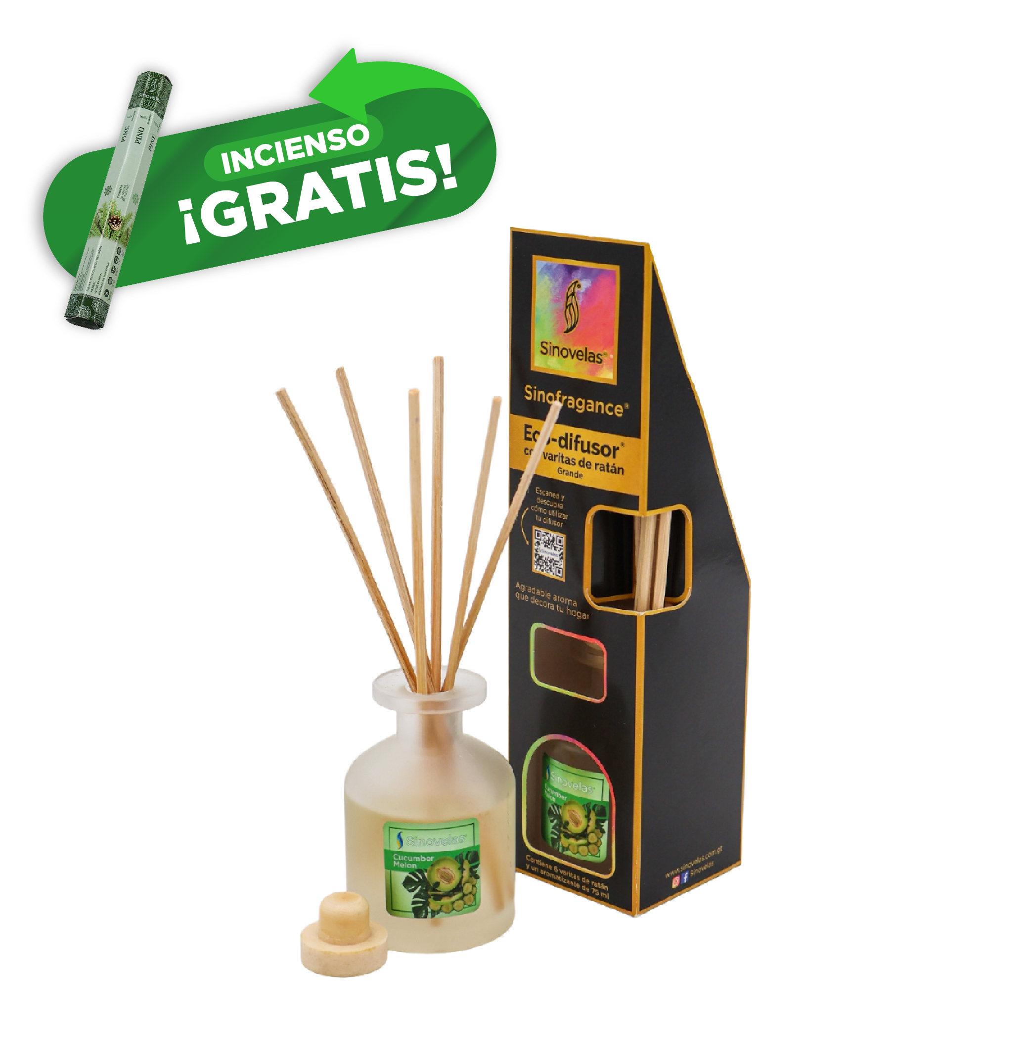 Eco Difusor Grande Cucumber Melon