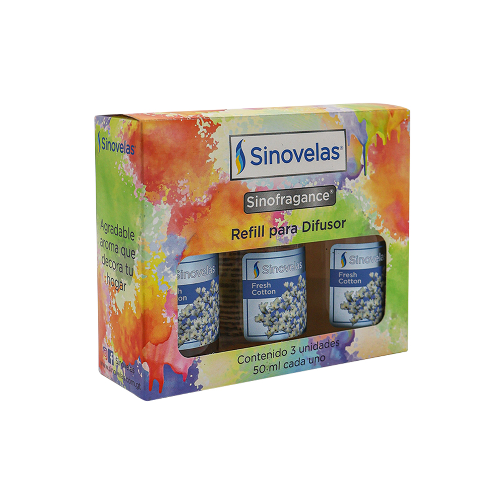 Eco Difusor Refill 3pack Fresh Cotton image number 2