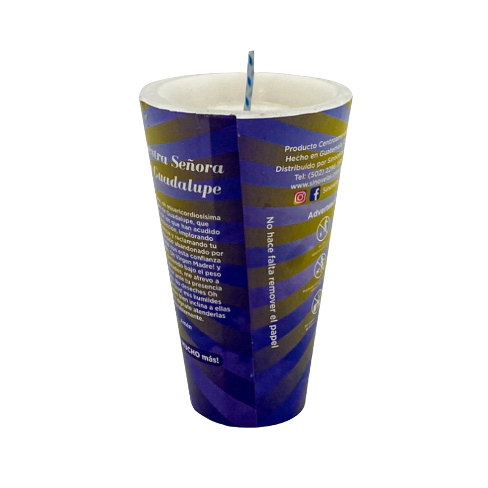 Veladora Repuesto Liso Virgen de Guadalupe image number 2