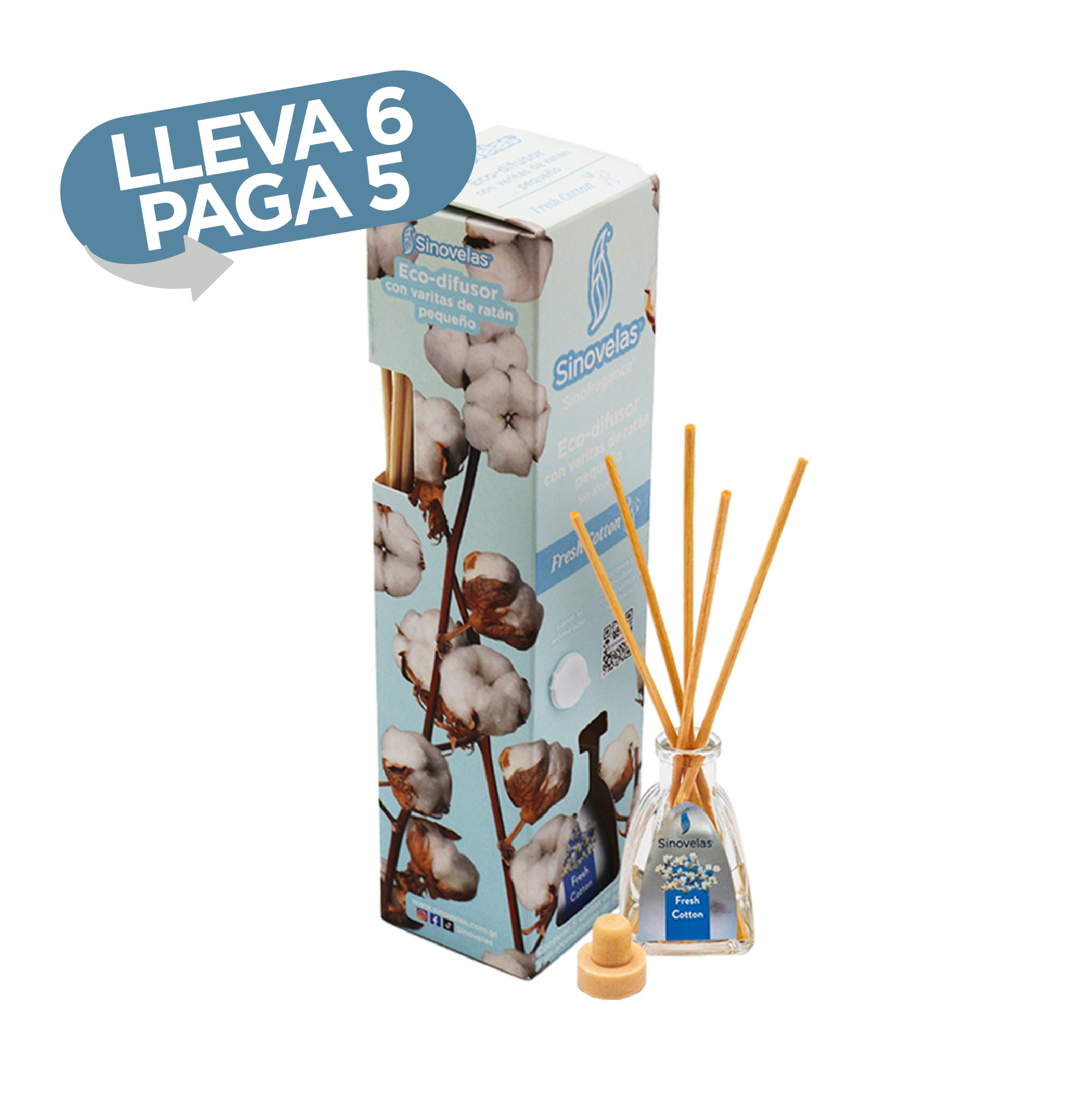 Eco Difusor Peque&ntilde;o Fresh Cotton