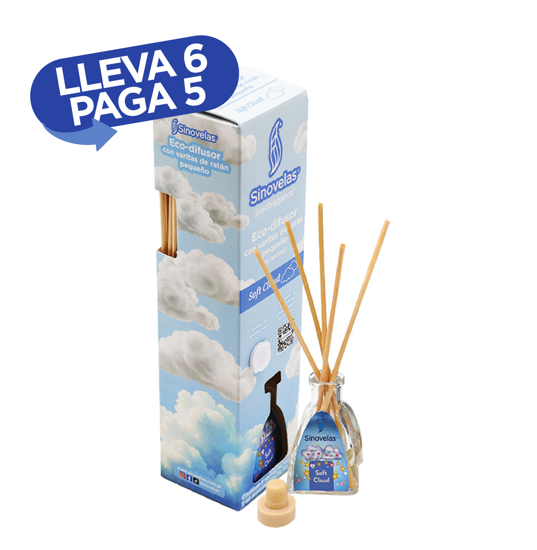 Eco Difusor Peque&ntilde;o Soft Cloud