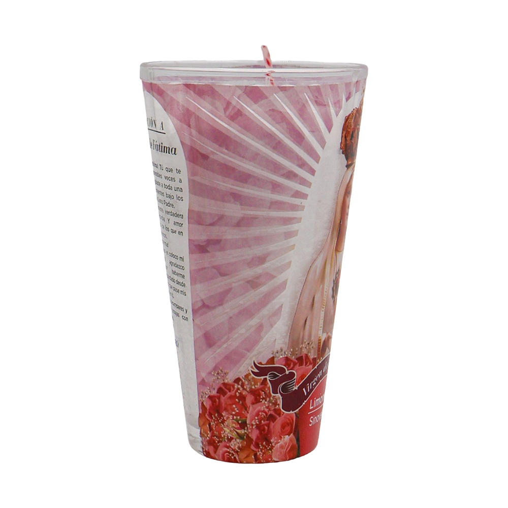 Veladora Limonero Virgen de F&aacute;tima image number 1