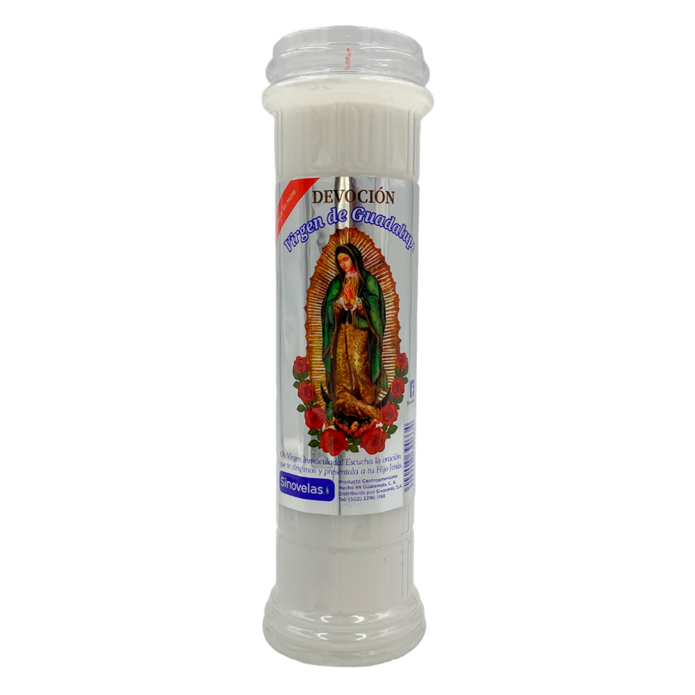 Veladora Devoci&oacute;n Virgen de Guadalupe