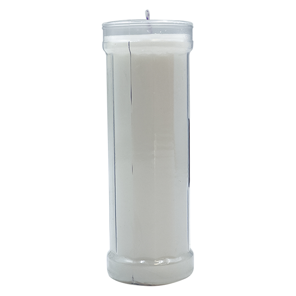 Veladora Sinovelas Semanal Blanco Sagrado Coraz&oacute;n de Jes&uacute;s image number 2