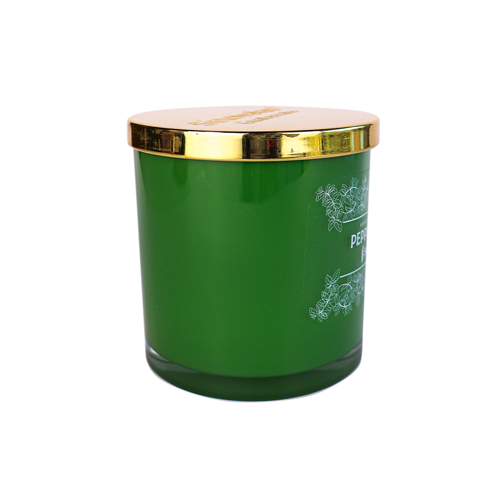 Veladora Tarro Verde Peppermint image number 1