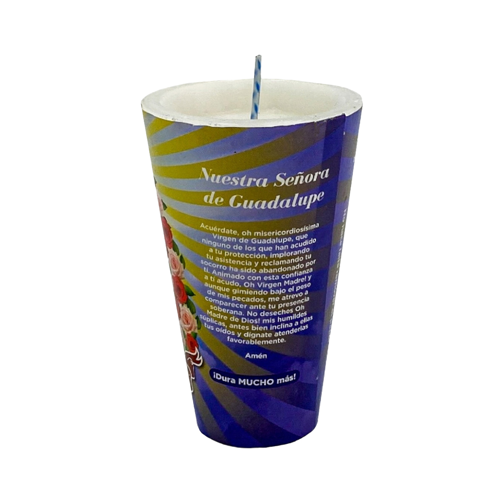 Veladora Repuesto Liso Virgen de Guadalupe image number 3