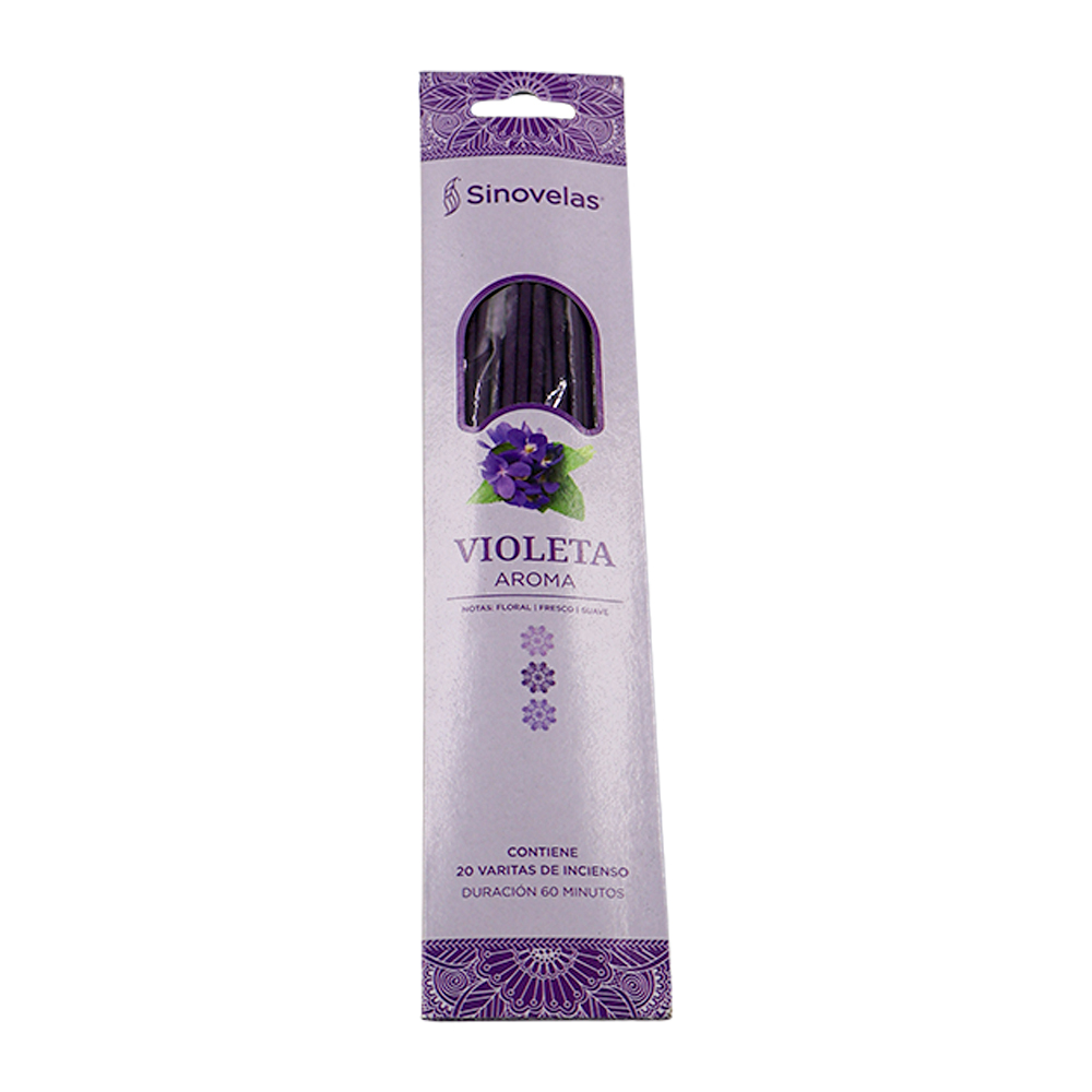 Incienso Violeta Empaque Colgante 20 u