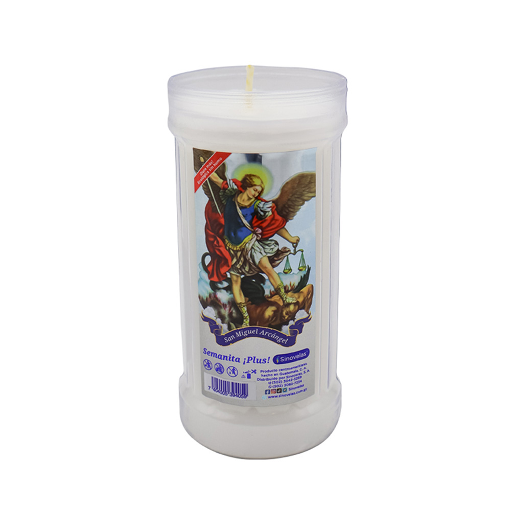 Veladora Sinovelas Semanita Plus San Miguel Arc&aacute;ngel