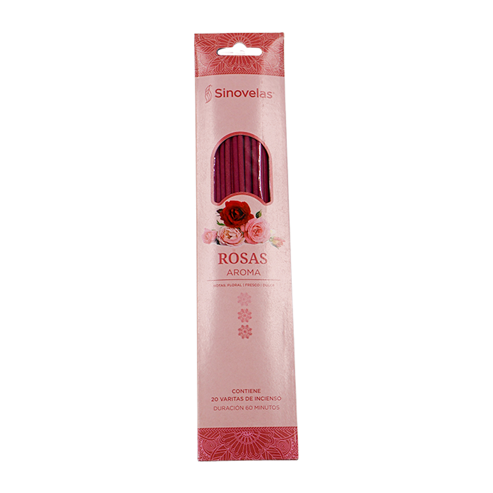 Incienso Rosas Empaque Colgante 20 u