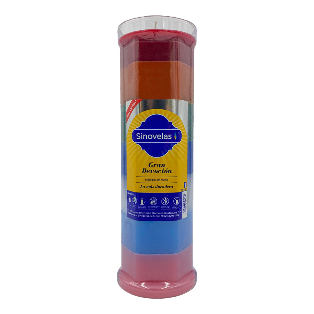 Veladora Gran Devoci&oacute;n 7 Potencias