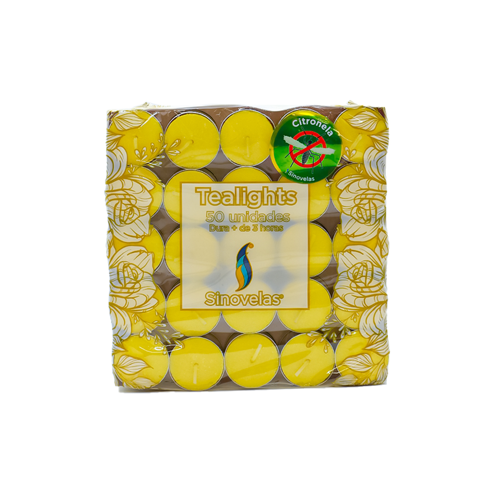Veladora Tealight Citronela (50 u)