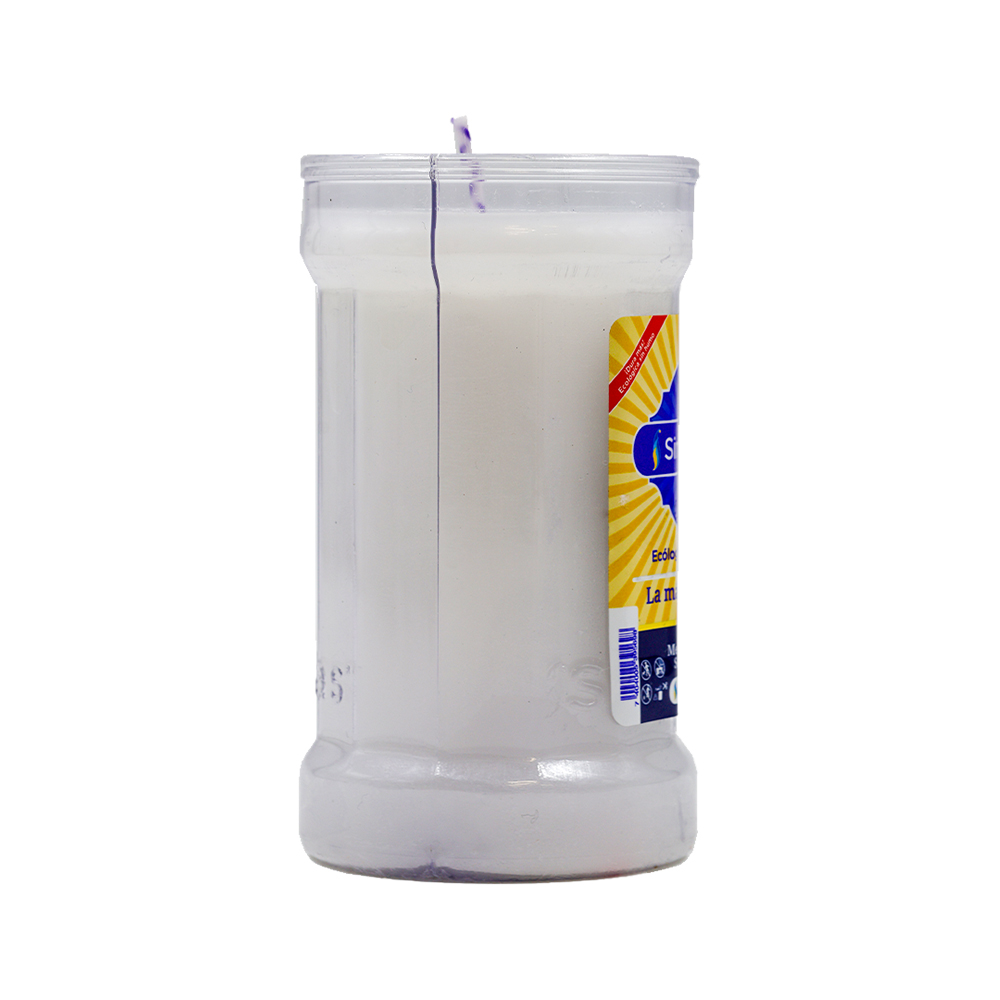 Veladora Semanita 2 Blanco Etiqueta Normal image number 1