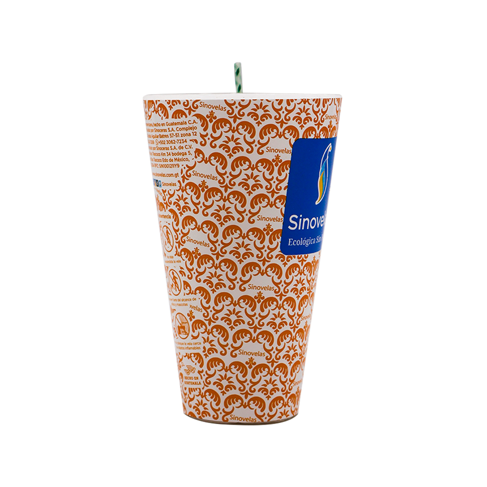 Veladora Repuesto Liso Blanco image number 3