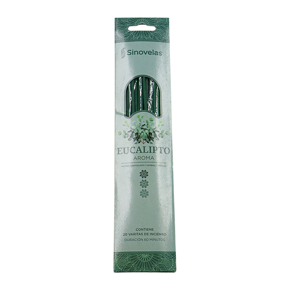 Incienso Eucalipto Empaque Colgante 20 u