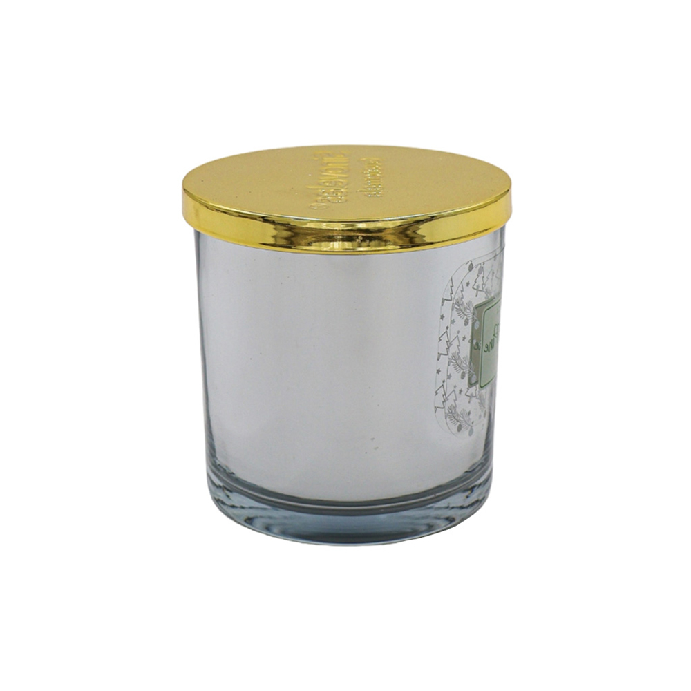 Veladora Tarro Metalizado Wood Pine image number 1