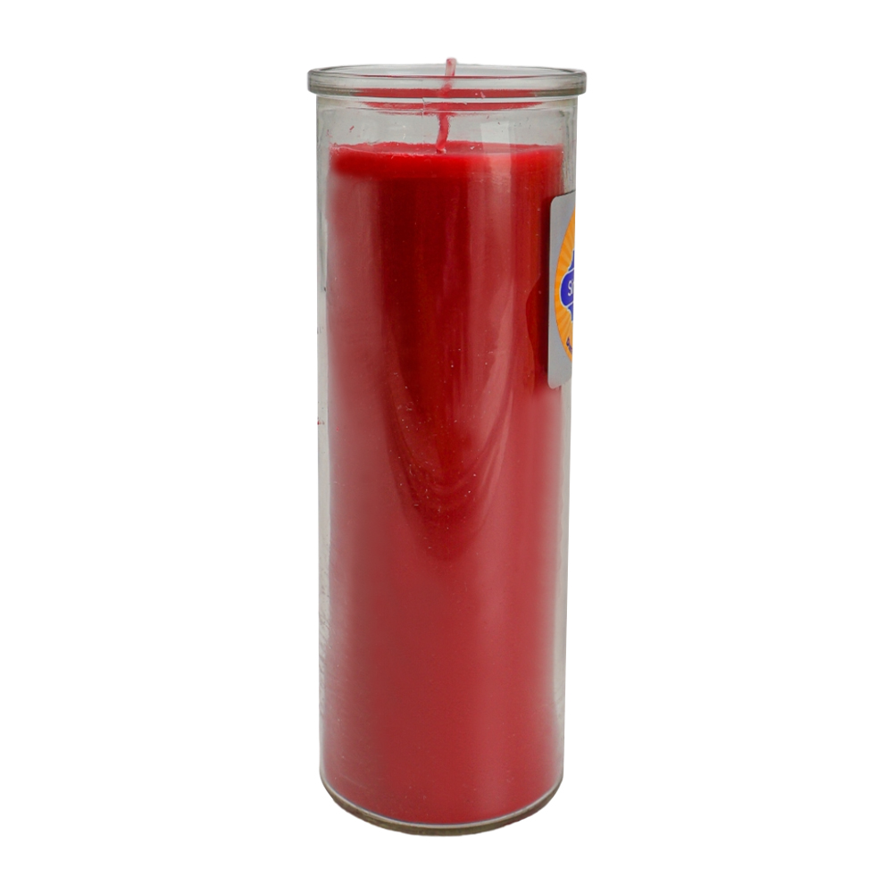 Veladora Vitro 077 Roja image number 1