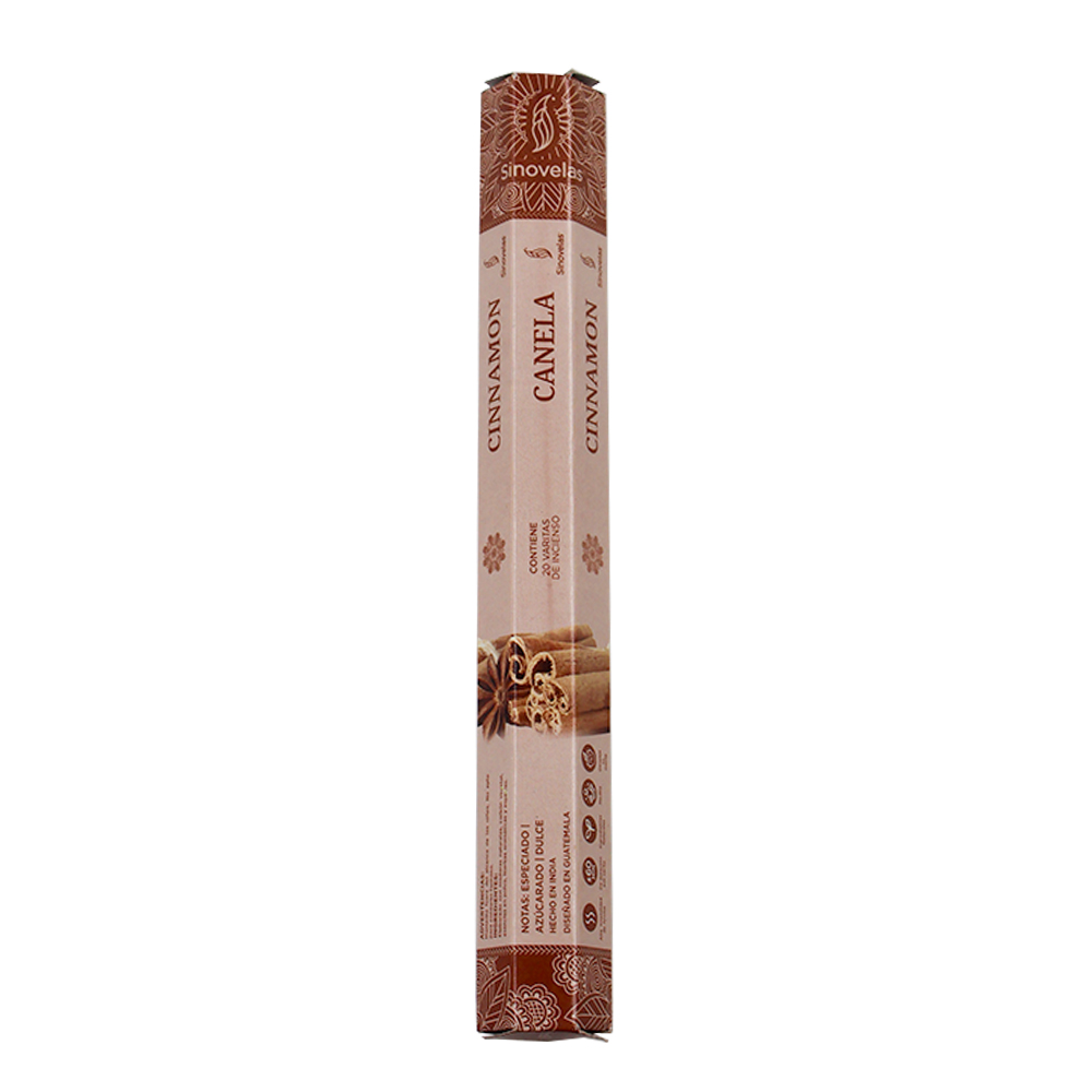 Incienso Canela Empaque Hexagonal 20 u