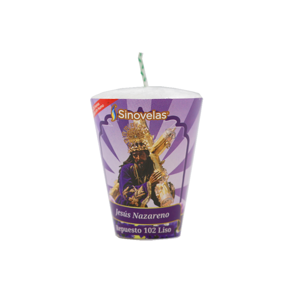 Veladora Repuesto 102 Liso Jes&uacute;s Nazareno