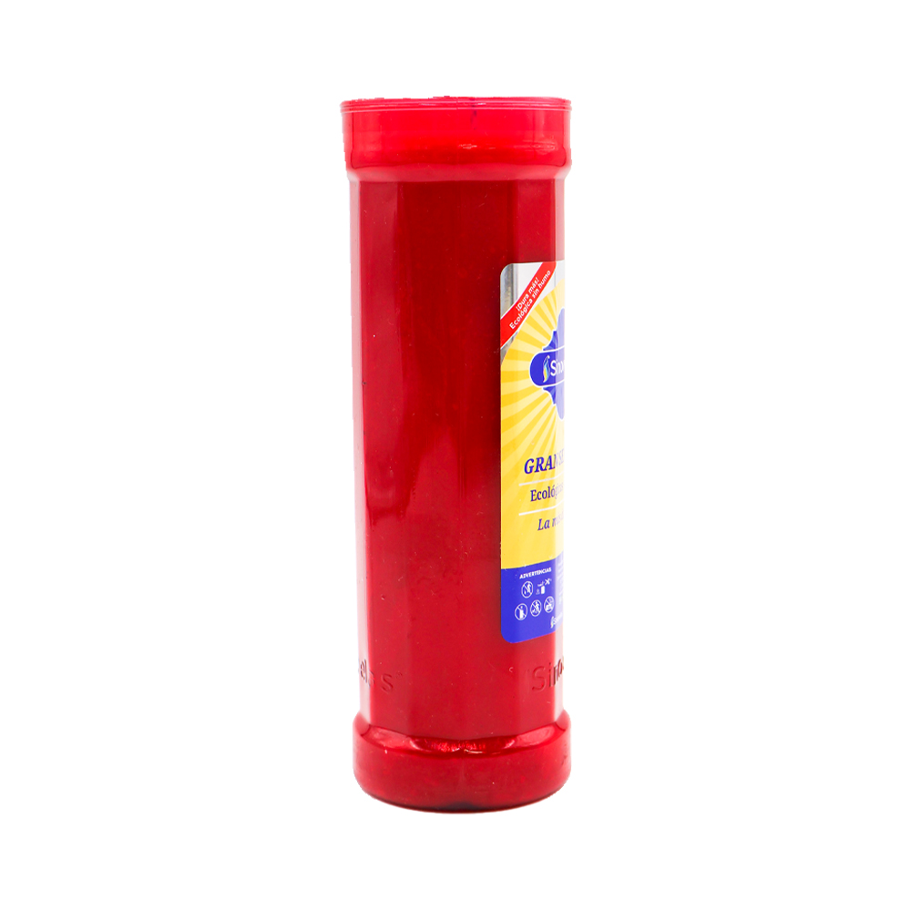 Veladora Gran Semanal Rojo image number 1