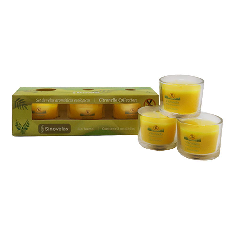 Veladora Votiva Tripack Citronela image number 0