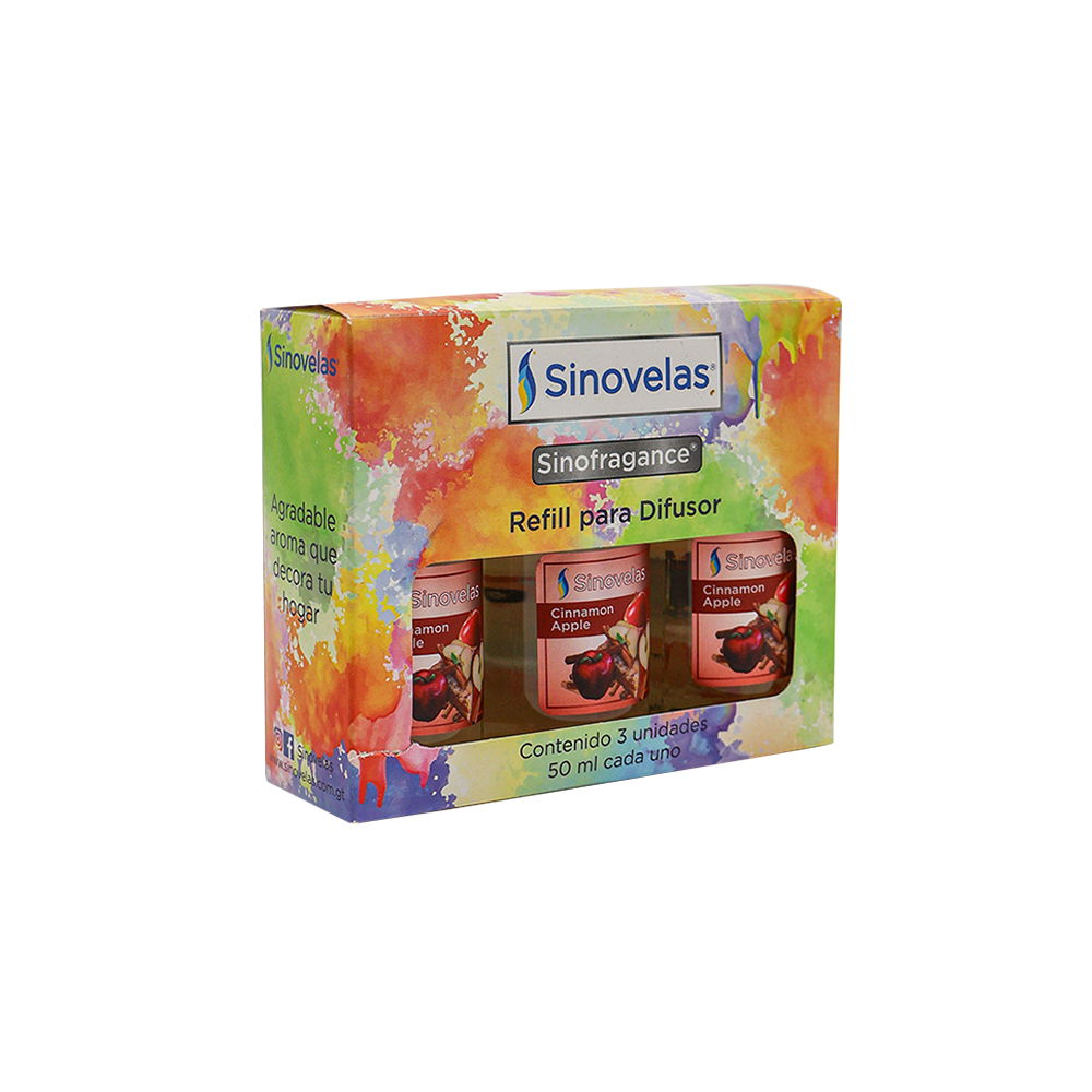 Eco Difusor Refill 3pack Manzana Canela image number 2