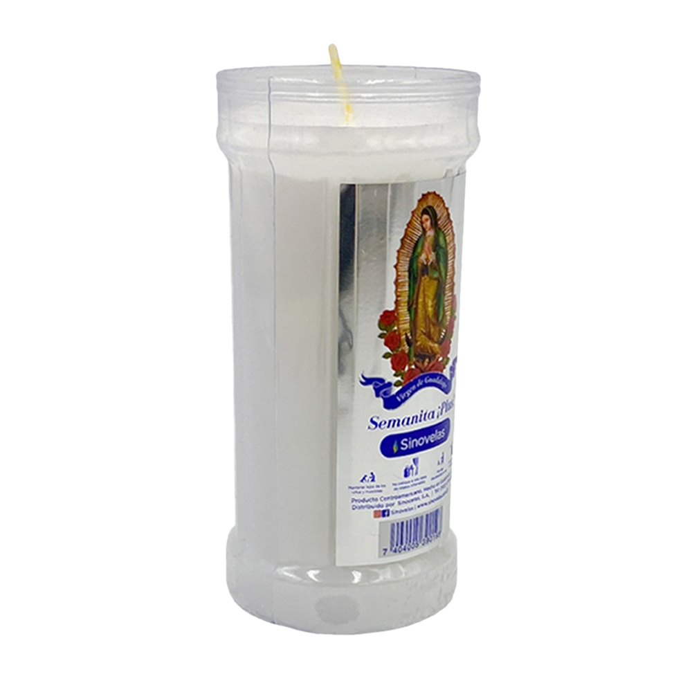 Veladora Semanita Plus Virgen de Guadalupe image number 1