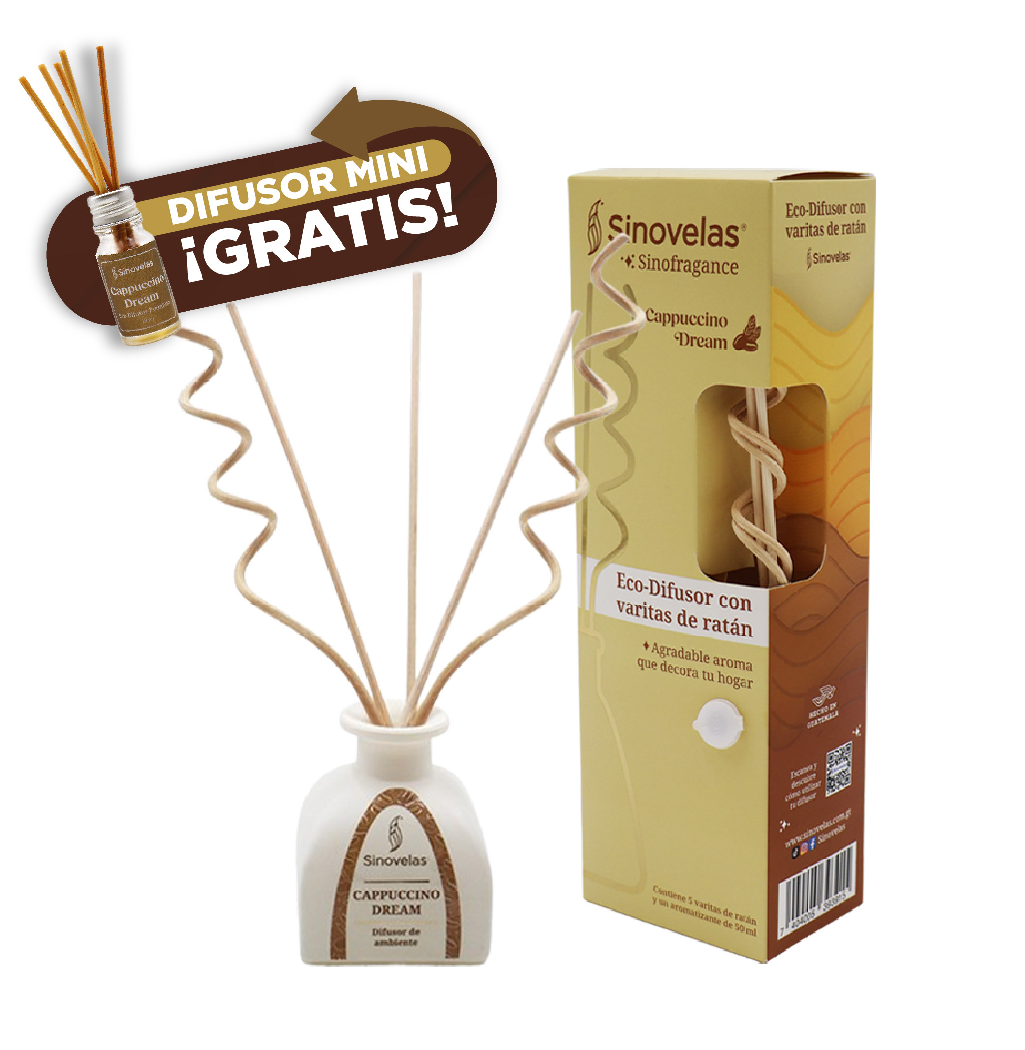 Difusor Sinovelas Premium Cappuccino Dream