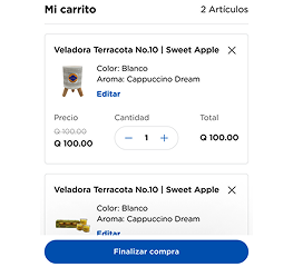 Verifica tu carrito de compra